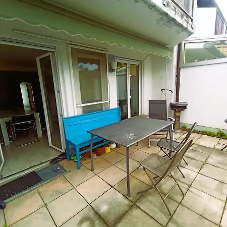 Accommodatie bij particulieren Grosses Bad Kueche Wohnzimmer Terasse Garten Zentral Ruhig